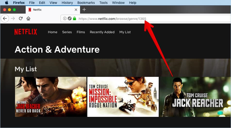 Browse Hidden Categories of Netflix