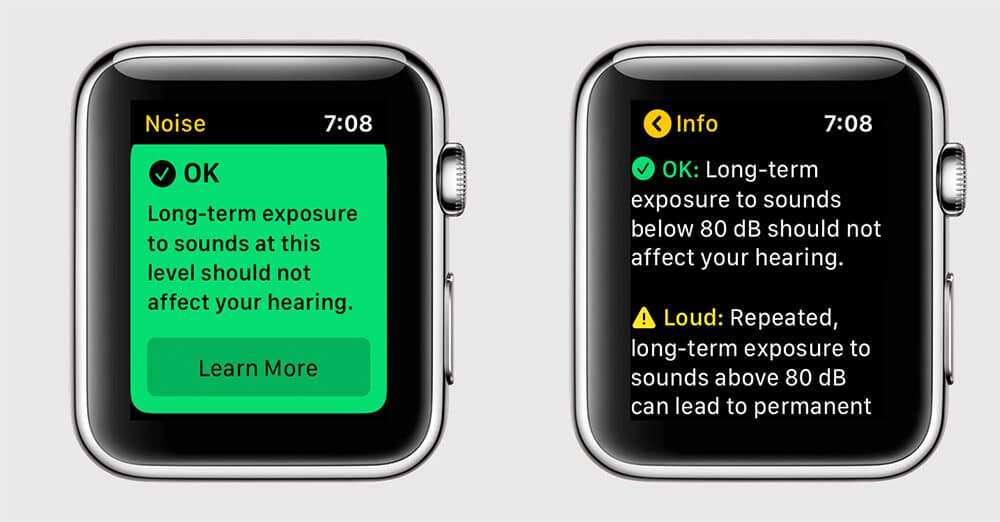 Tap on Learn Mode in Noice App on Watch to Get More Info