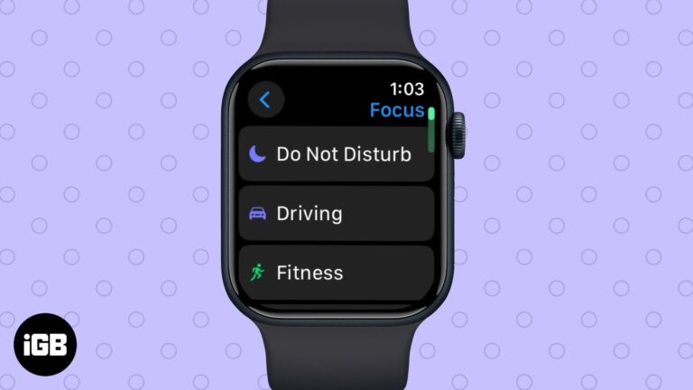 Turn On Do Not Disturb on Apple Watch.