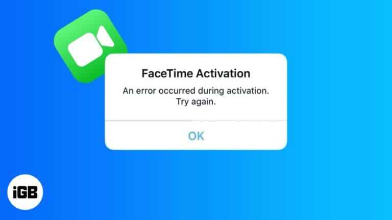 FaceTime says Waiting for activation on iPhone.