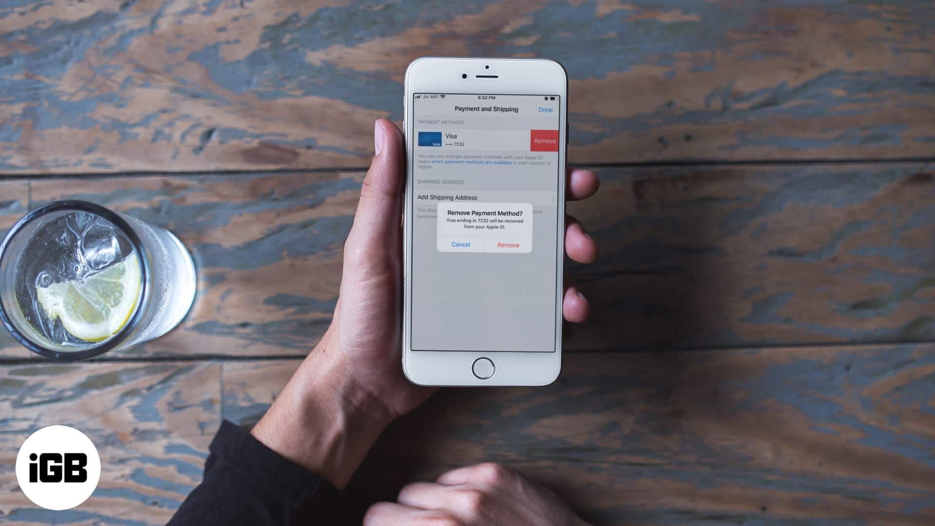 How to remove apple id payment method on iphone or ipad