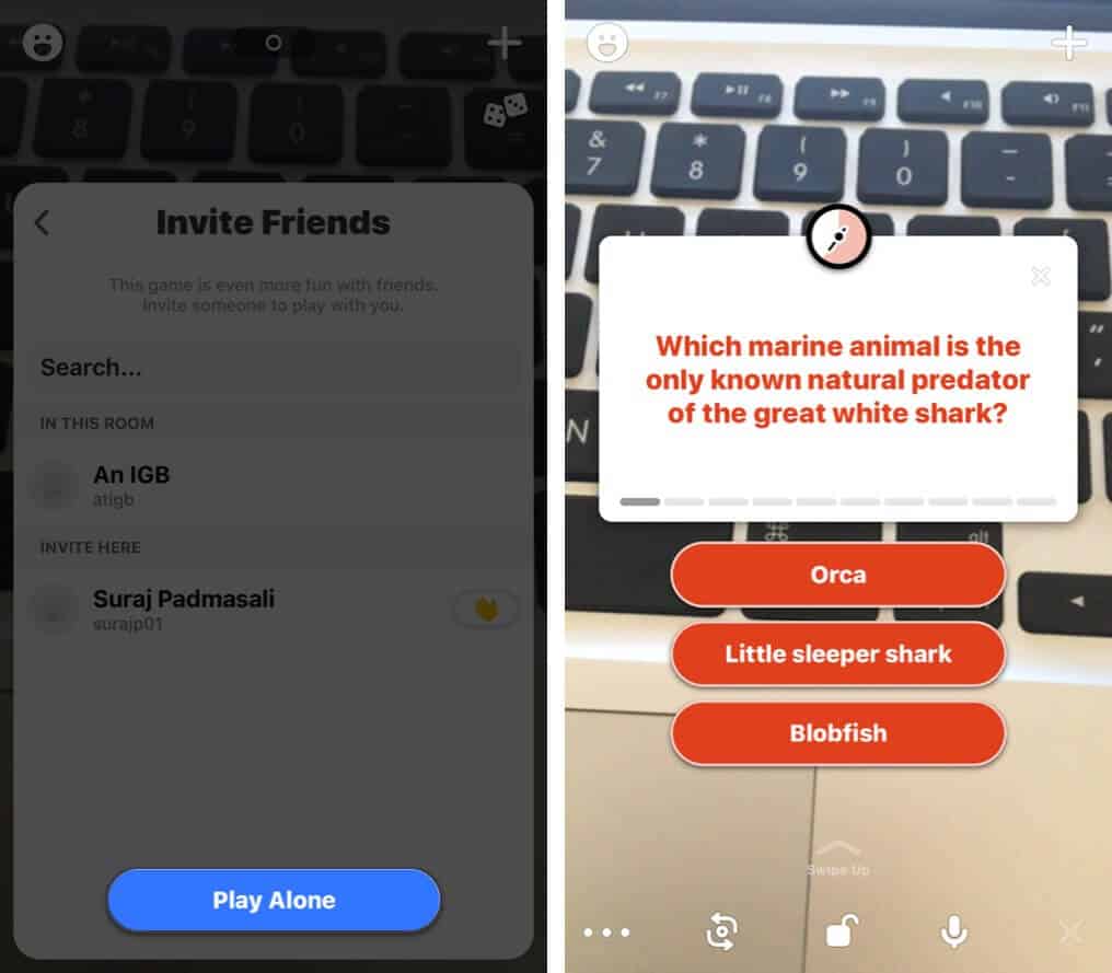 Play Games in Houseparty on iPhone