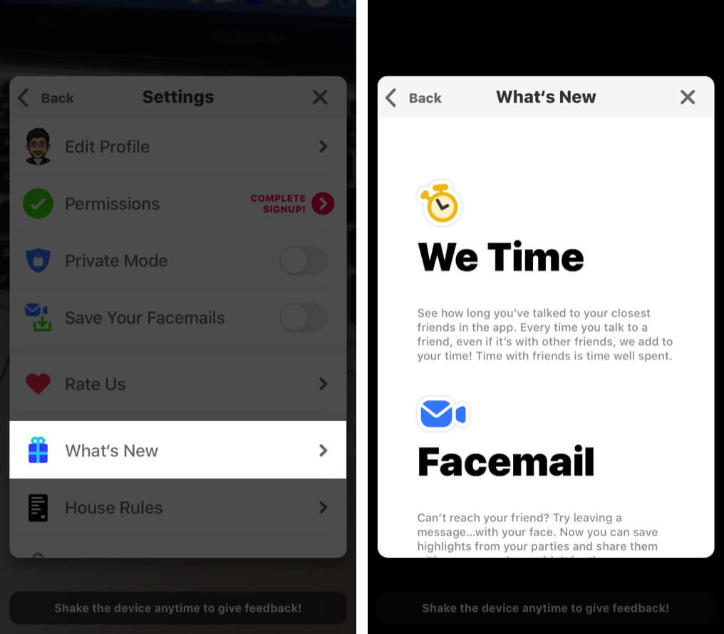 What's New in Houseparty App