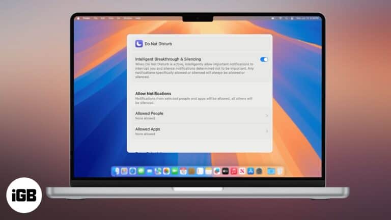 Do Not Disturb on Mac.