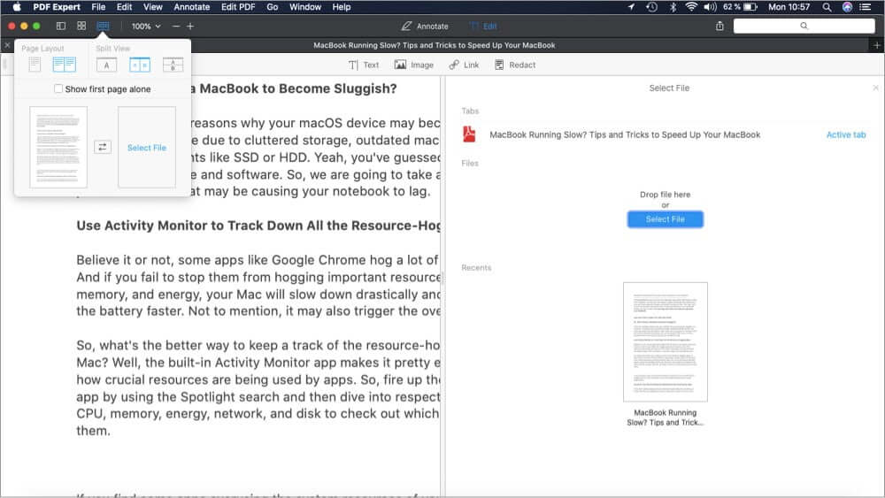 PDF Expert Hassle Free Editing