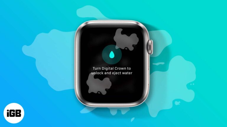 Remove water from your Apple Watch Speaker using Water Lock.
