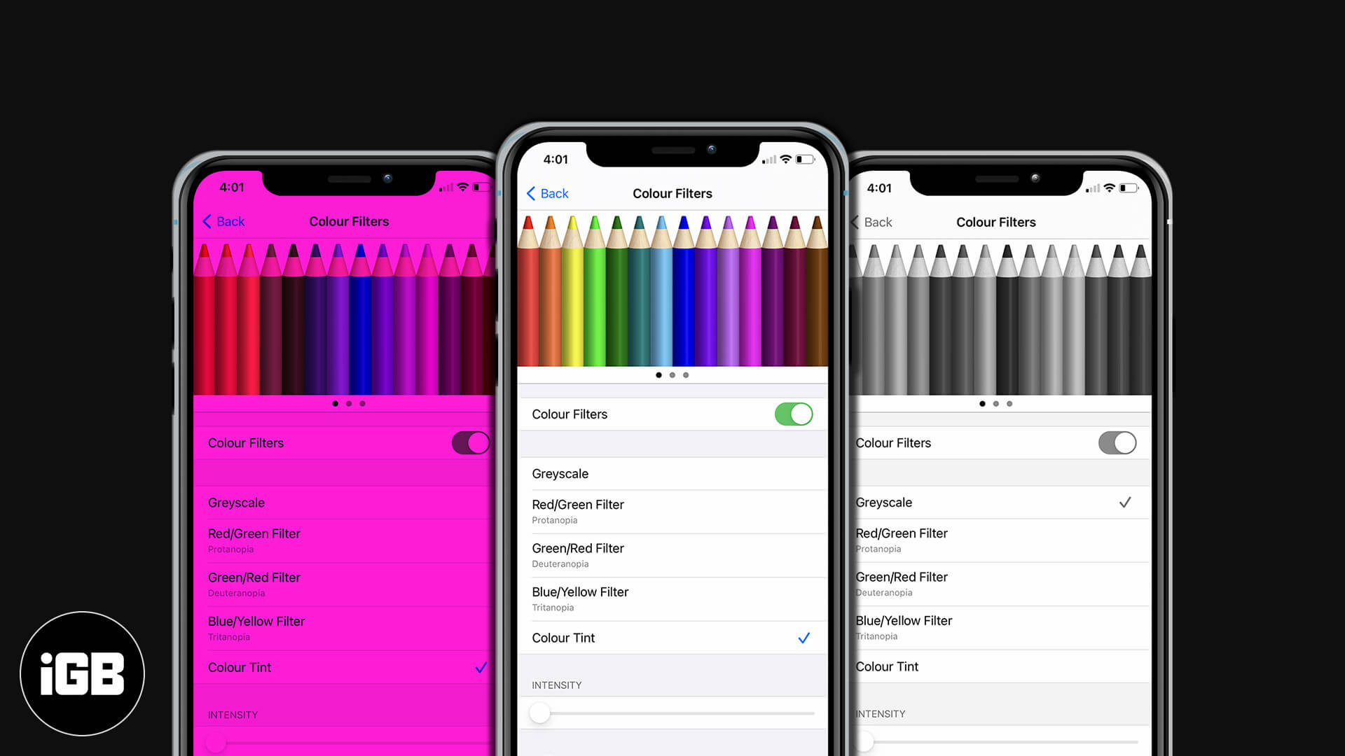 How to use color filters on iphone and ipad