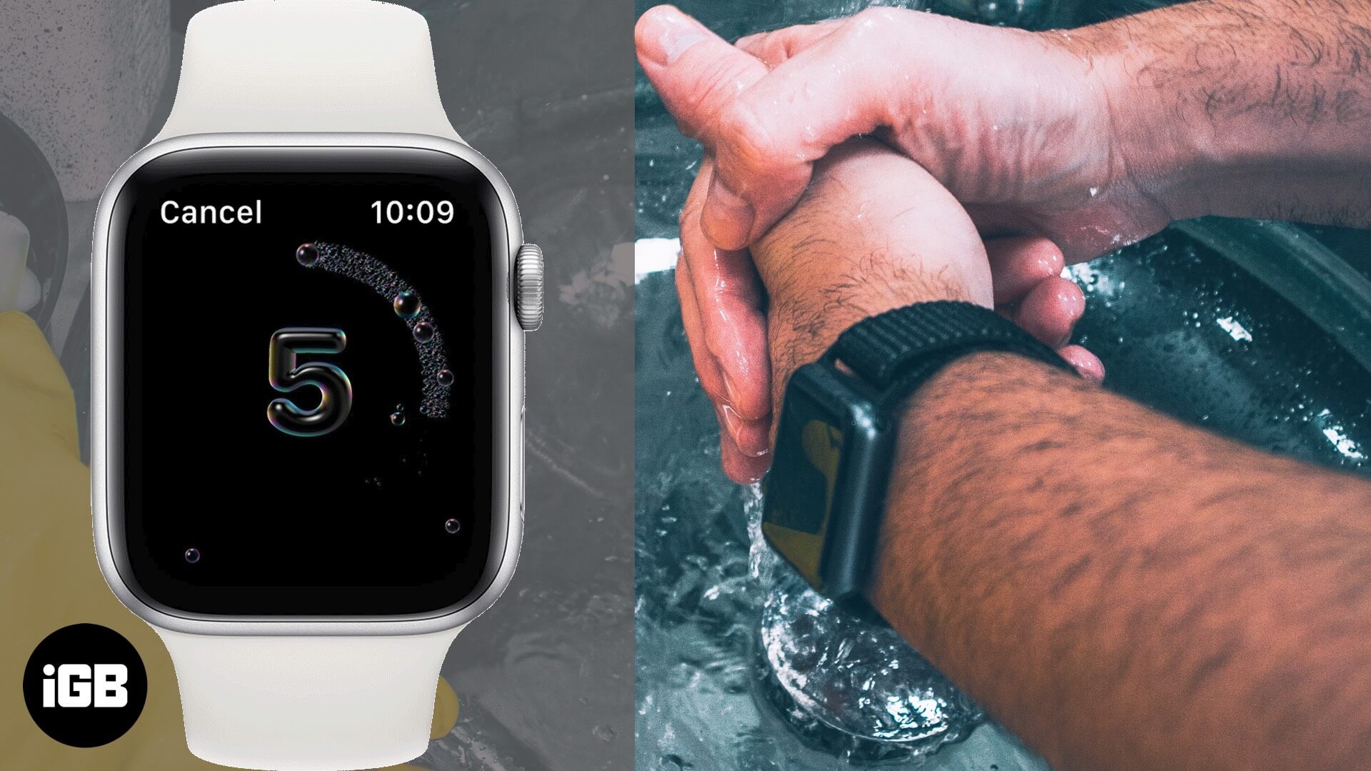 How to use handwashing feature on apple watch