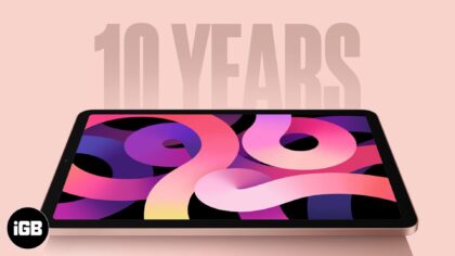 10 years of iconic ipad