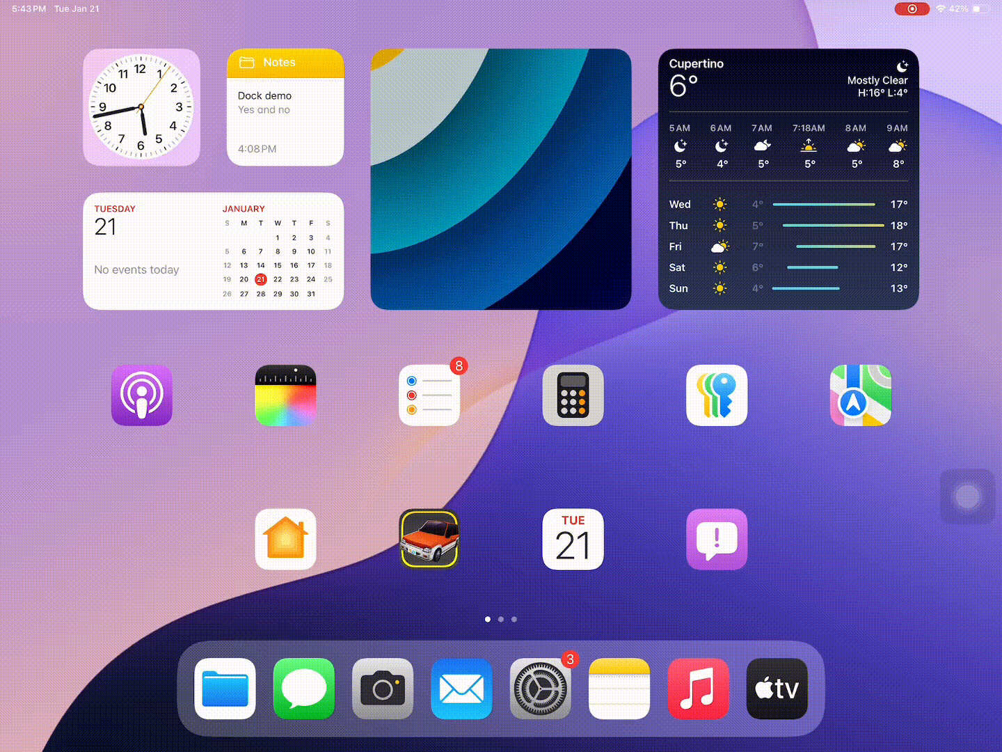 Reorganize the apps in your Dock