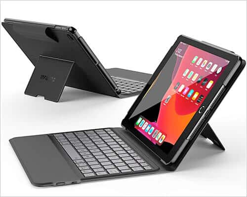 Infiland Keyboard Case for iPad 7th Generation 102 inch