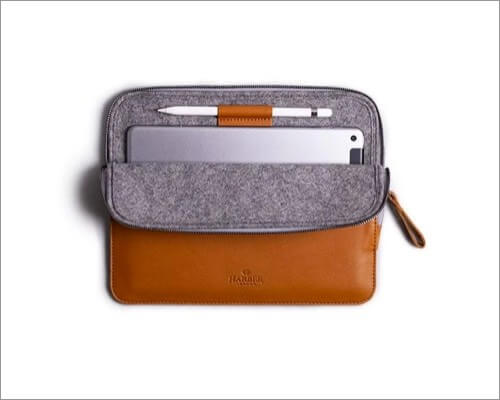 Harber London Evo Leather Sleeve for iPad Pro 129 inch 4th Gen