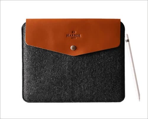 Harber London iPad 102 inch Leather Sleeve Case