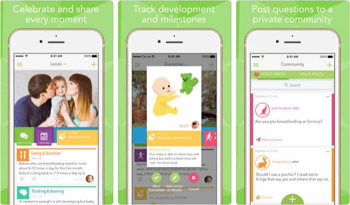 Ovia Parenting  Baby Tracker iPhone App Screenshot
