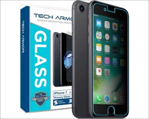 Tech Armor Anti Spy Privacy Screen Protector for iPhone SE 2020