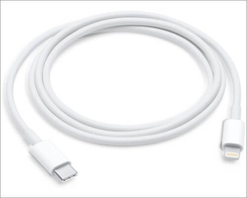 apple lightning to usb c cable