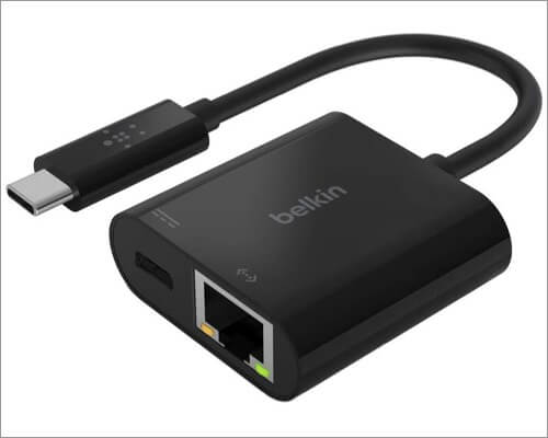 Belkin USB C to Ethernet Adapter for MacBook