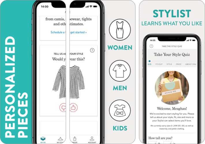 stitch fix  personal stylist iphone and ipad fashion app screenshot