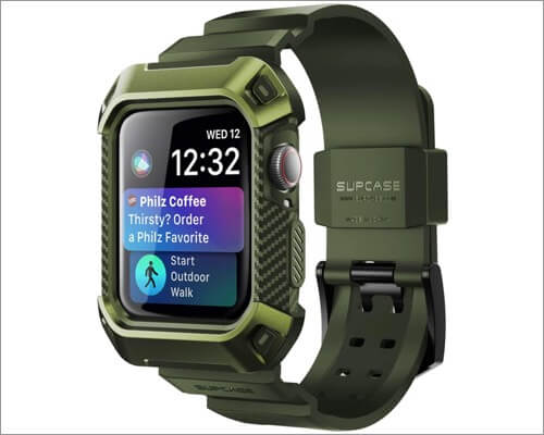 supcase rugged protective case for apple watch series 6 5 4 and se