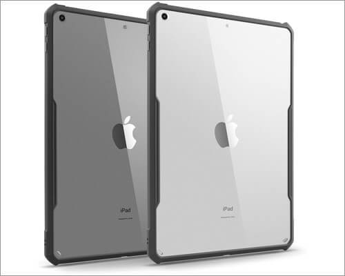 tineeowl ultra slim clear case for 102 inch ipad