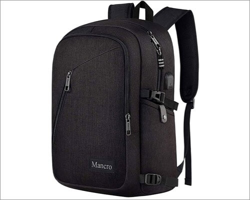 Mancro Anti Theft Backpack for MacBook