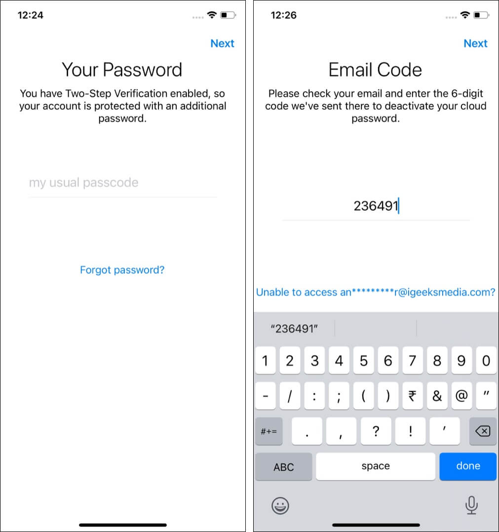 Recover Forgotten Telegram 2 step Verification via Email