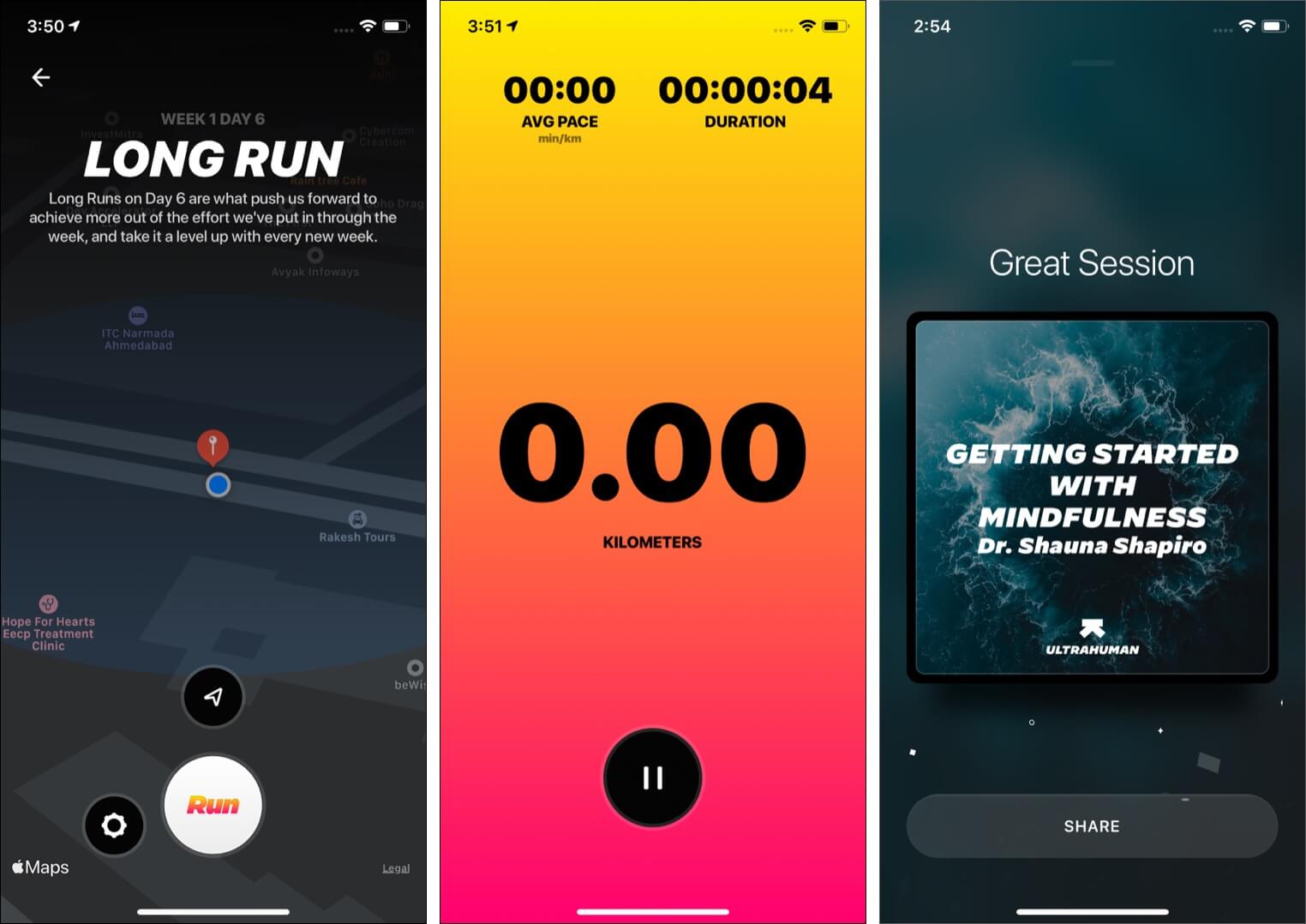 Ultrahuman apps additional highlights
