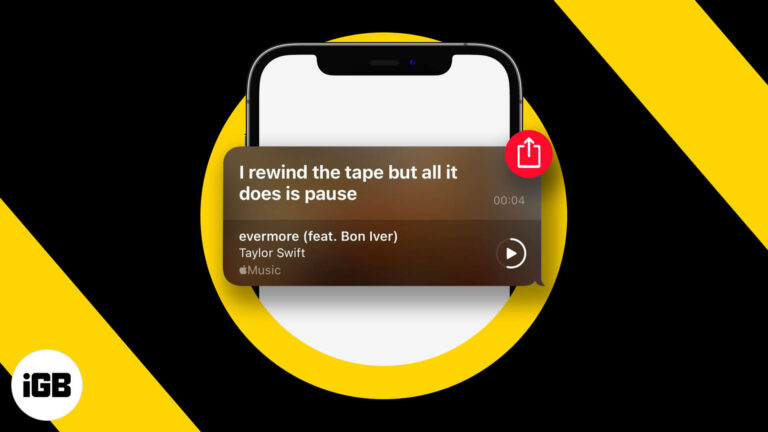 How to share apple music lyrics and song clips