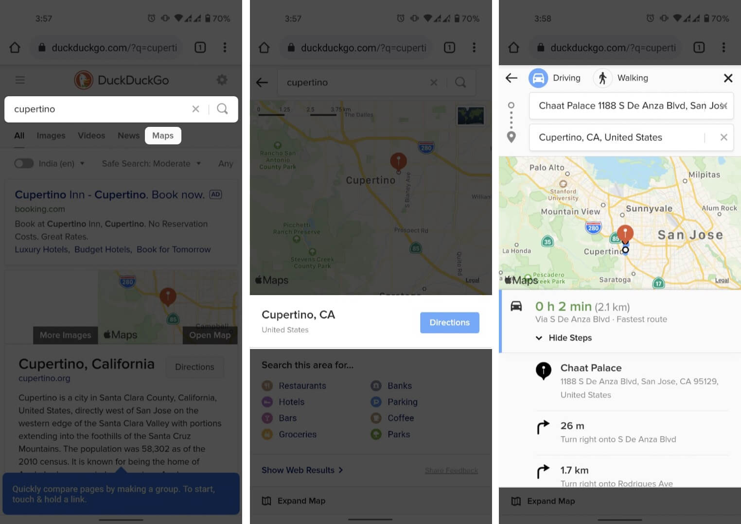 Use Apple Maps on Android Smartphones and Tablets