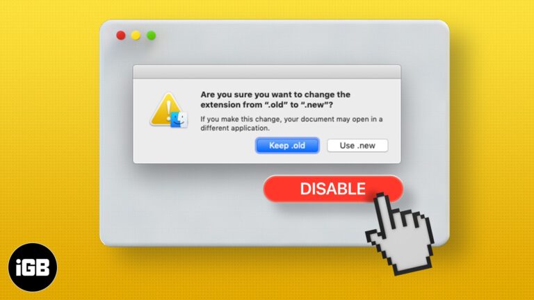 How to disable the change file extension warning on mac