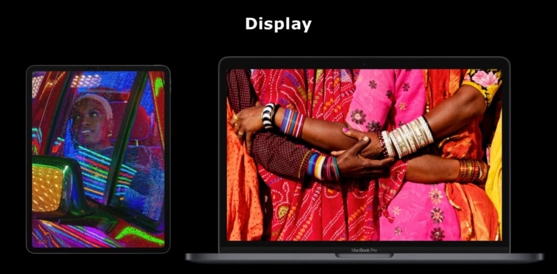 M1 iPad Pro vs M1 MacBook Pro   Display