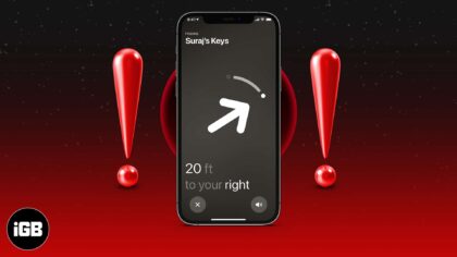 Airtag precision finding not working