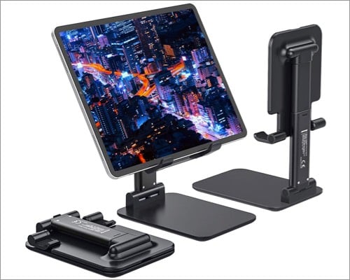 Anozer Foldable  Adjustable iPad Stand for a laptop like experience
