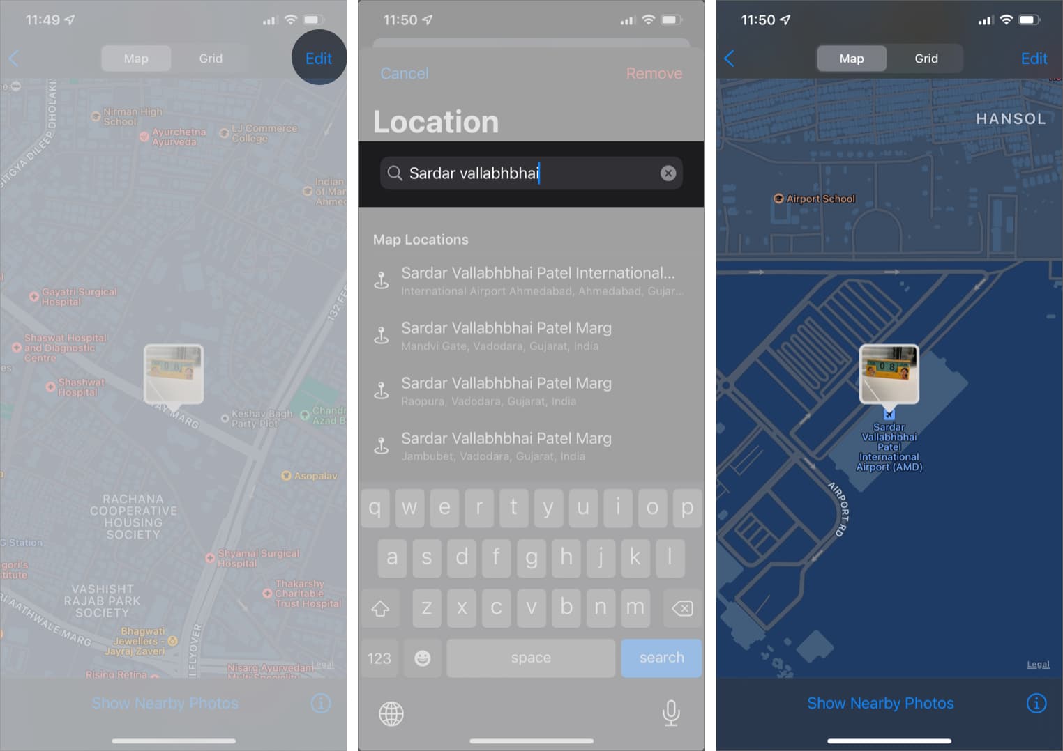 Change the geolocation data of your iPhone photos in iOS 15
