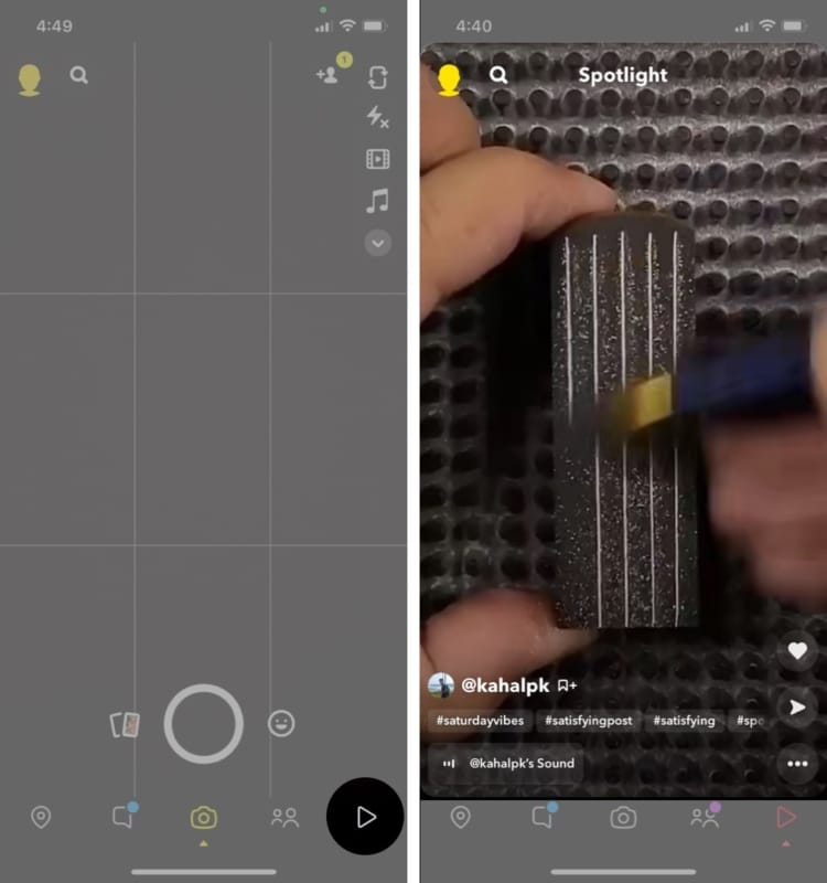 How to access Snapchat Spotlight