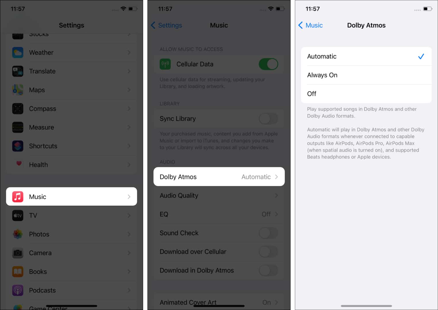 How to listen to Dolby Atmos in Apple Music on iPhone
