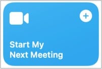 Start My Next Meeting macOS shortcut for Zoom lovers