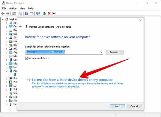 Click on Let me Pick Driver