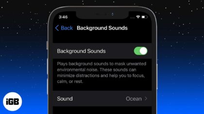 How to use background sounds in ios 15 on iphone