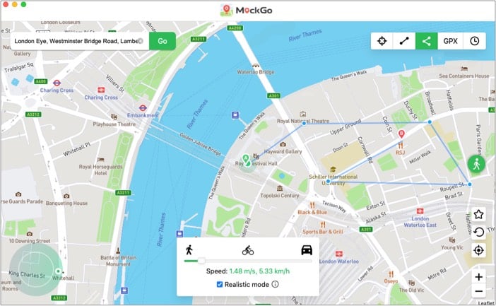 Multi spot mode MackGo for Mac