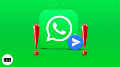 Whatsapp not showing send option on iphone