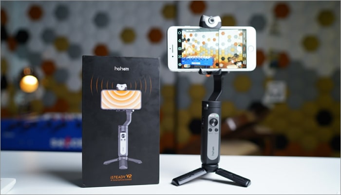 Hohem isteady v2 gimbal at a glance