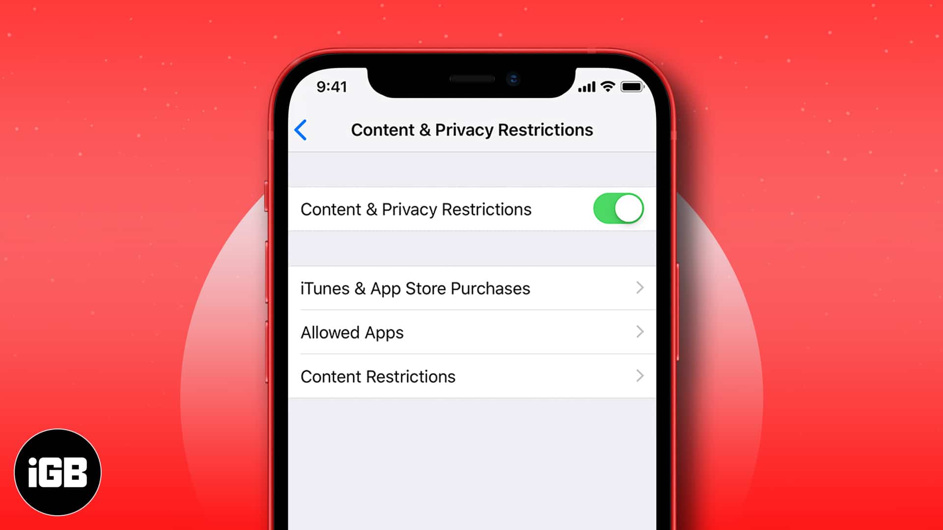 How to restrict cellular data on iphone and ipad