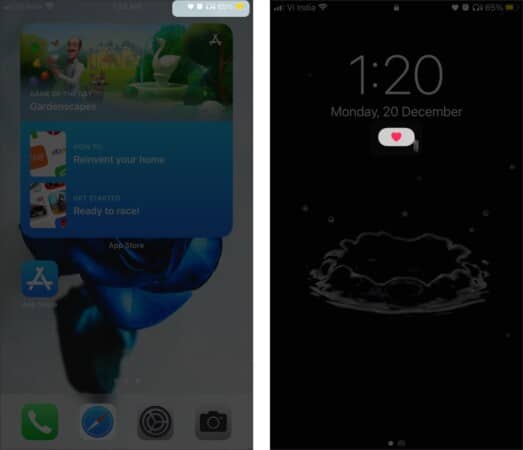 Put an emoji on the iPhone status bar using Focus