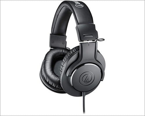 Audio Technica ATH M20x audiophile headphones