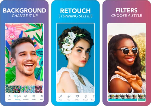 Facetune2 red eye remover iOS apps
