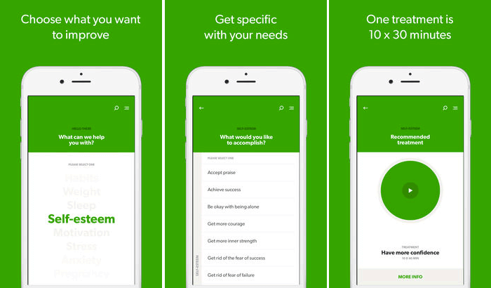 HelloMind Stress Relieving iPhone and iPad App Screenshot
