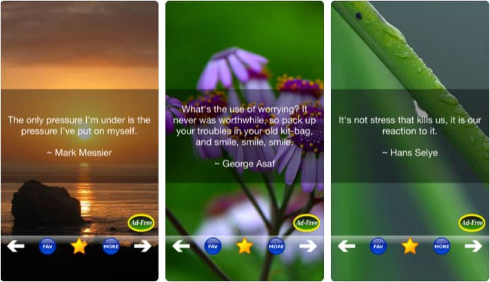 Stress Relief  Management App for iPhone and iPad