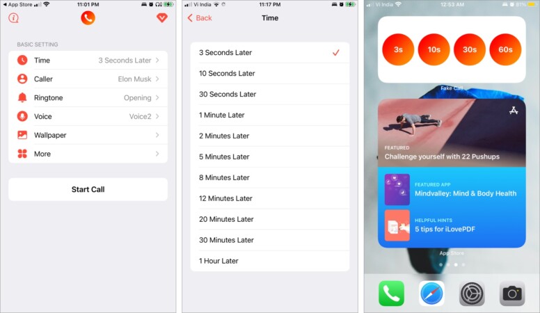 Fake Call the most exhaustive fake calling app