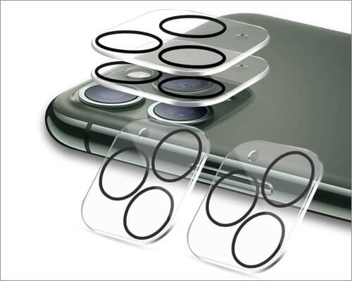 peche clear camera lens protector for iphone 11 11 pro and 11 pro max